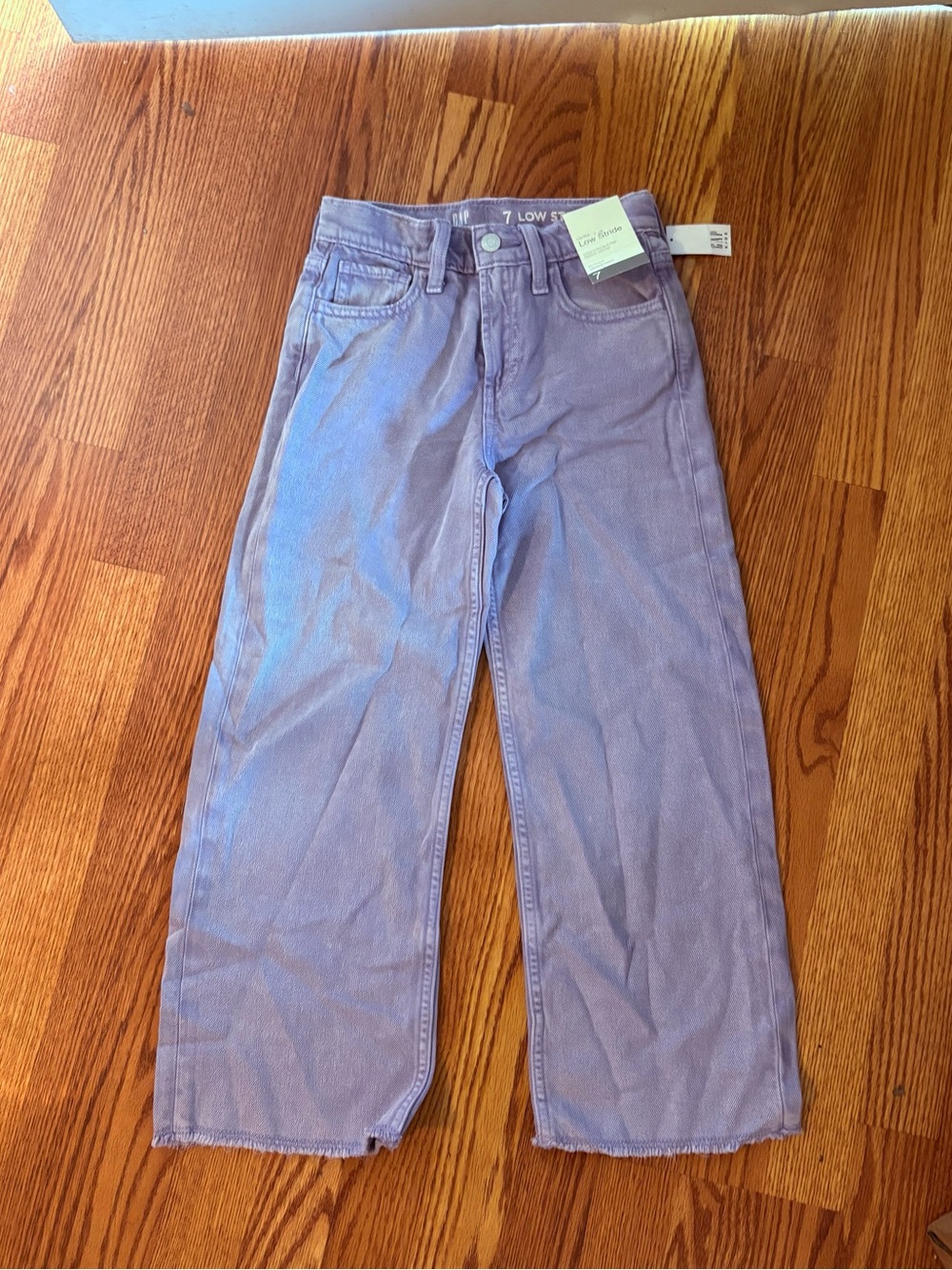 GAP Kids Low Stride Lavender Jeans